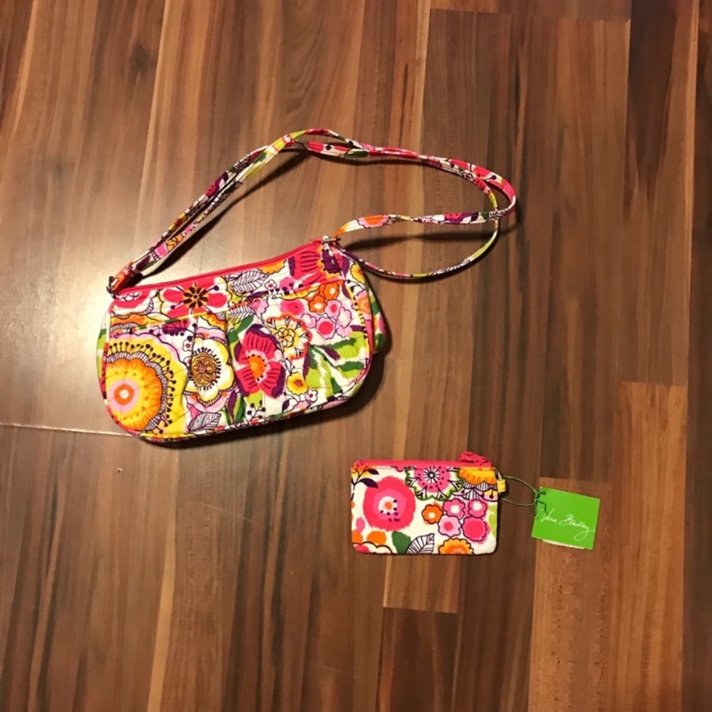Vera Bradley Clementine purse and ID case. New with and without tags.
